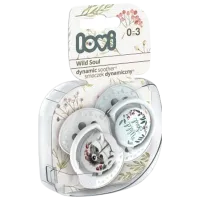 Соска ортодонтическая Canpol Wild Soul 22/ 882 для мальчиков/ 0 месяцев - 3 месяцев/ Силикон/ Бежевый