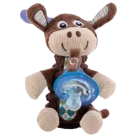 Соска круглая Nuby Cherry ID5853 Унисекс/ 0 месяцев -/ Силикон/ Прозрачный