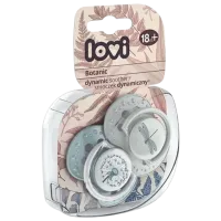 Suzetă cu tetina ortodontică Canpol Botanic 22/ 875 pentru băieți/ 18 luni -/ Silicon/ Beige