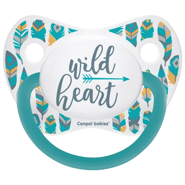 Suzetă cu tetina ortodontică Canpol Wild Nature 23/ 287 Unisex/ 18 luni -/ Silicon/ Multicolor photo 1