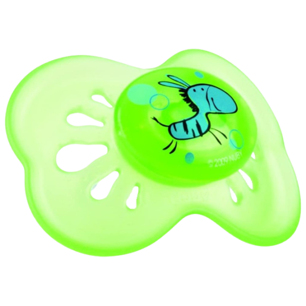 Suzetă cu tetina rotundă Nuby ID5720MFSN Unisex/ 6 luni - 18 luni/ Silicon/ Multicolor photo 1 Suzetă cu tetina rotundă Nuby ID5720MFSN Unisex/ 6 luni - 18 luni/ Silicon/ Multicolor photo 1