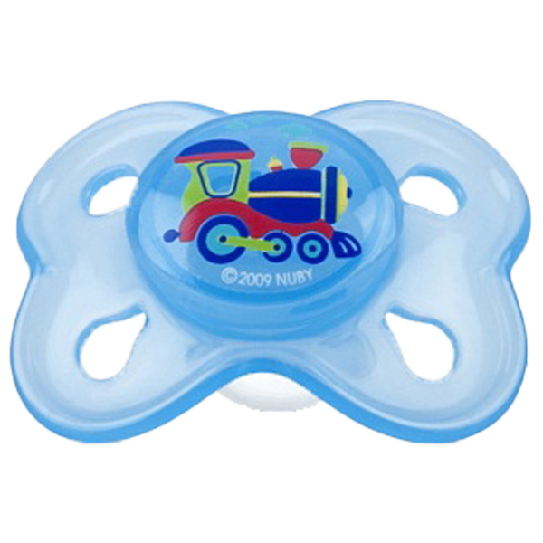 Suzetă cu tetina rotundă Nuby ID5797SFSM Unisex/ 0 luni - 6 luni/ Multicolor photo 1 Suzetă cu tetina rotundă Nuby ID5797SFSM Unisex/ 0 luni - 6 luni/ Multicolor photo 1