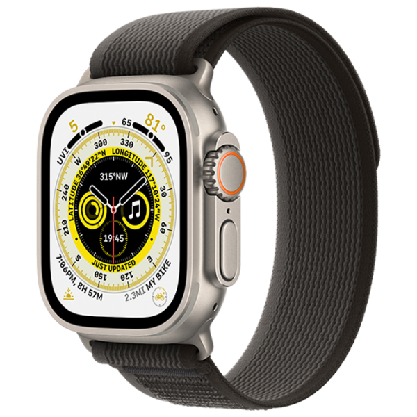 Ceas inteligent Apple Watch Ultra S/ M/ MQFW3UL/ A/ Black/ Gray Trail Titanium photo 1