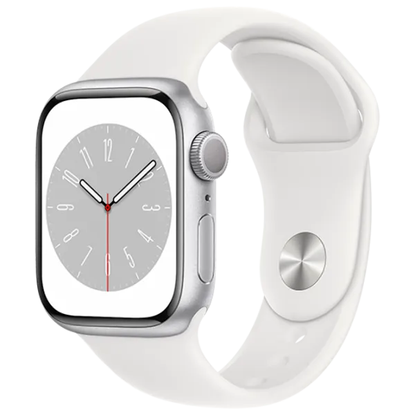 Умные часы Apple Watch Series 8 MP6K3UL/ A/ White Sport Серебристый photo 1