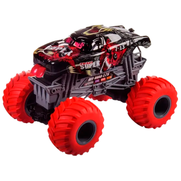 Mașină Crazon Oversize Wheel Cross-Road 333-19181B 15 km/ h/ 2.4 GHz/ Red photo 1