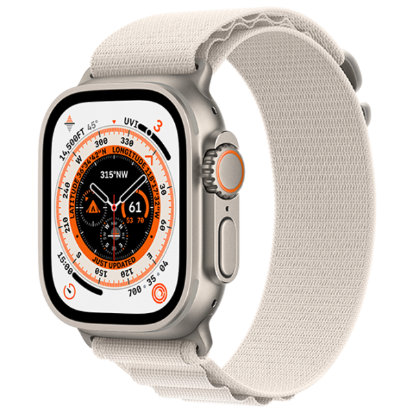 Умные часы Apple Watch Ultra Small/ MQFQ3UL/ A/ Starlight Alpine Титан photo 1