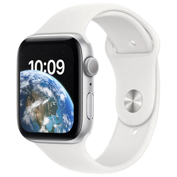 Ceas inteligent Apple Watch SE 2022 44mm/ Silver - White Sport/ MNK23UL/ A photo 1 Ceas inteligent Apple Watch SE 2022 44mm/ Silver - White Sport/ MNK23UL/ A photo 1