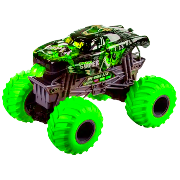 Mașină Crazon Oversize Wheel Cross-Road 333-19182B 15 km/ h/ 2.4 GHz/ Green photo 1