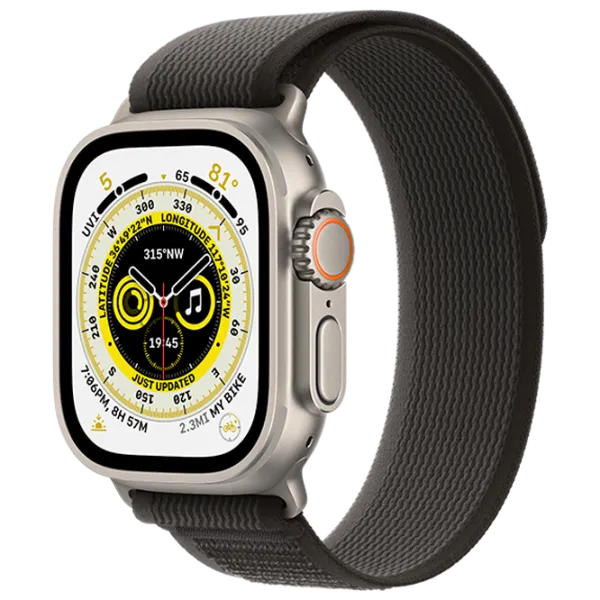 Ceas inteligent Apple Watch Ultra M/ L/ MQFX3UL/ A/ Black/ Gray Trail Titanium photo 1