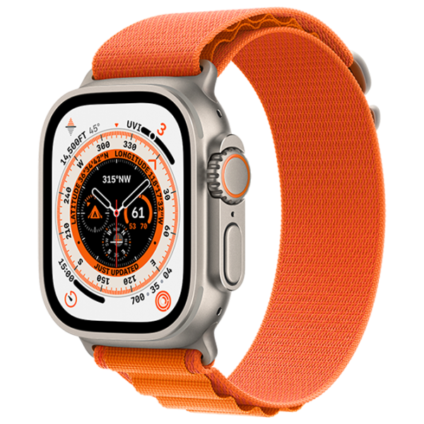 Ceas inteligent Apple Watch Ultra Medium/ MQFL3UL/ A/ Orange Alpine Titanium photo 1