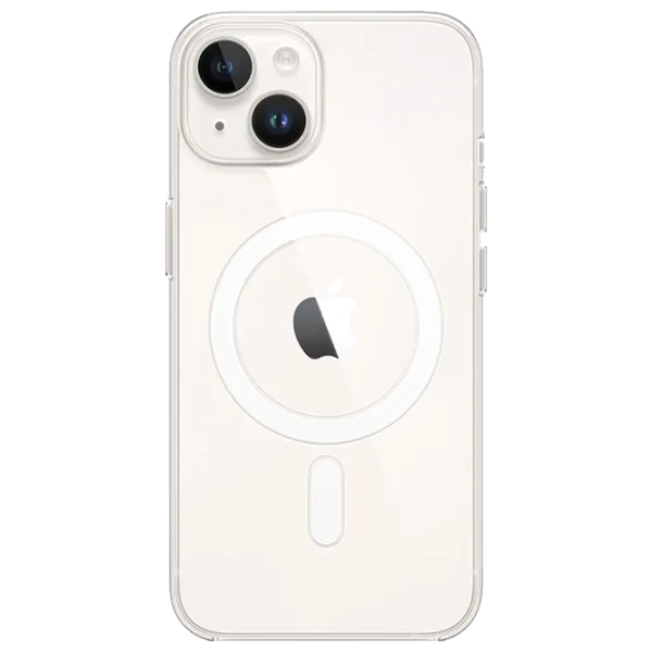 Чехол для смартфона Apple iPhone 14 Apple/ MagSafe Back/ Поликарбонат/ Белый Прозрачный photo 1 Чехол для смартфона Apple iPhone 14 Apple/ MagSafe Back/ Поликарбонат/ Белый Прозрачный photo 1