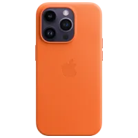 Husă pentru smartphone Apple iPhone 14 Pro Apple/ MagSafe Back/ Piele/ Orange