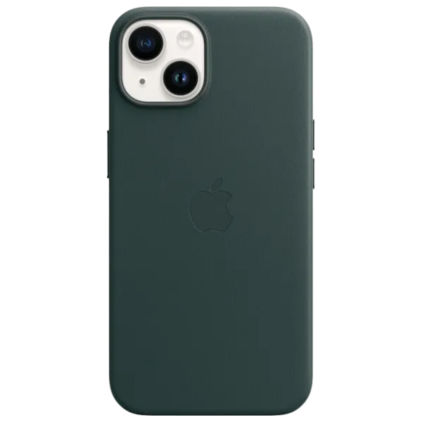 Чехол для смартфона Apple iPhone 14 Apple/ MagSafe Back/ Кожа/ Forest Зелёный photo 1