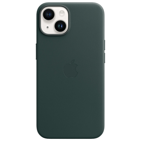 Чехол для смартфона Apple iPhone 14 Apple/ MagSafe Back/ Кожа/ Forest Зелёный photo 1