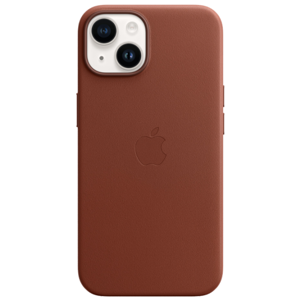 Чехол для смартфона Apple iPhone 14 Apple/ MagSafe Back/ Кожа/ Коричневый photo 1 Чехол для смартфона Apple iPhone 14 Apple/ MagSafe Back/ Кожа/ Коричневый photo 1