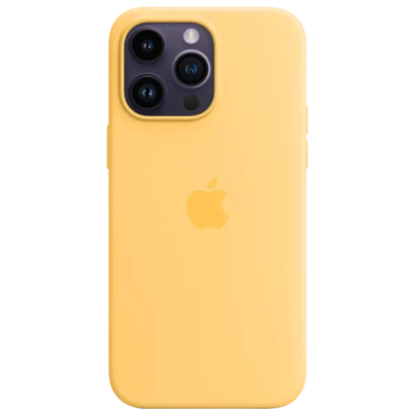 Чехол для смартфона Apple iPhone 14 Pro Max Apple/ MagSafe Back/ TPU/ Желтый photo 1 Чехол для смартфона Apple iPhone 14 Pro Max Apple/ MagSafe Back/ TPU/ Желтый photo 1