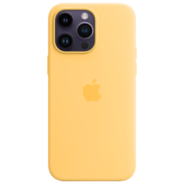Чехол для смартфона Apple iPhone 14 Pro Max Apple/ MagSafe Back/ TPU/ Желтый photo 1 Чехол для смартфона Apple iPhone 14 Pro Max Apple/ MagSafe Back/ TPU/ Желтый photo 1