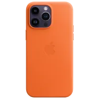 Husă pentru smartphone Apple iPhone 14 Pro Max Apple/ MagSafe Back/ Piele/ Orange