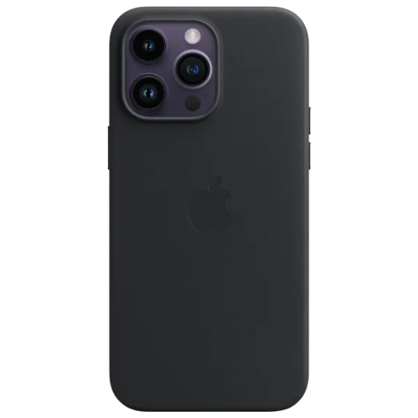 Husă pentru smartphone Apple iPhone 14 Pro Max Apple/ MagSafe Back/ Piele/ Midnight Black photo 1