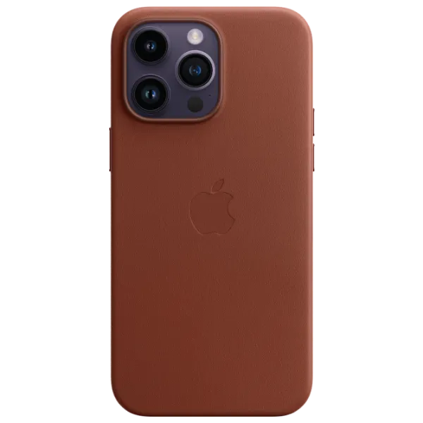 Чехол для смартфона Apple iPhone 14 Pro Max Apple/ MagSafe Back/ Кожа/ Коричневый photo 1 Чехол для смартфона Apple iPhone 14 Pro Max Apple/ MagSafe Back/ Кожа/ Коричневый photo 1