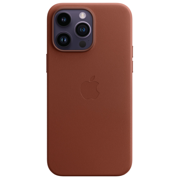 Чехол для смартфона Apple iPhone 14 Pro Max Apple/ MagSafe Back/ Кожа/ Коричневый photo 1 Чехол для смартфона Apple iPhone 14 Pro Max Apple/ MagSafe Back/ Кожа/ Коричневый photo 1
