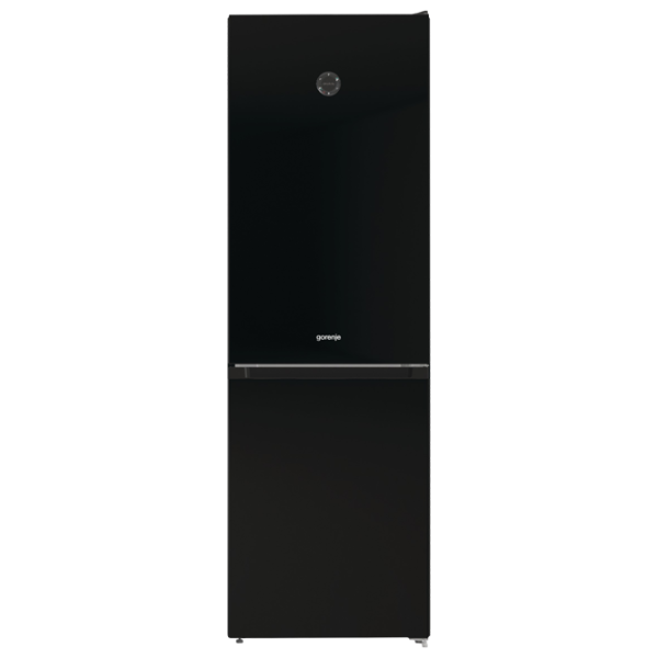 Frigider Gorenje NRK 6192 SYBK cu congelator jos 300 l / 185 cm / Black photo 1