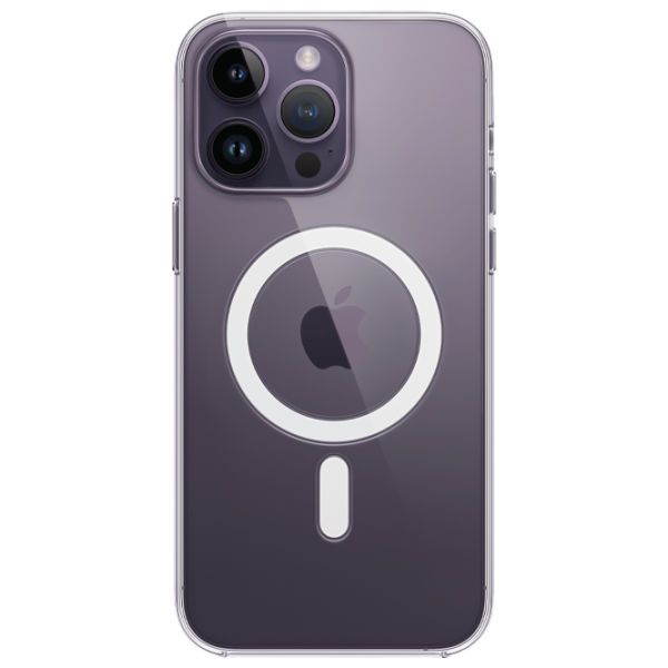 Husă pentru smartphone Apple iPhone 14 Pro Max Apple/ MagSafe Back/ Policarbonat/ White Transparent photo 1 Husă pentru smartphone Apple iPhone 14 Pro Max Apple/ MagSafe Back/ Policarbonat/ White Transparent photo 1