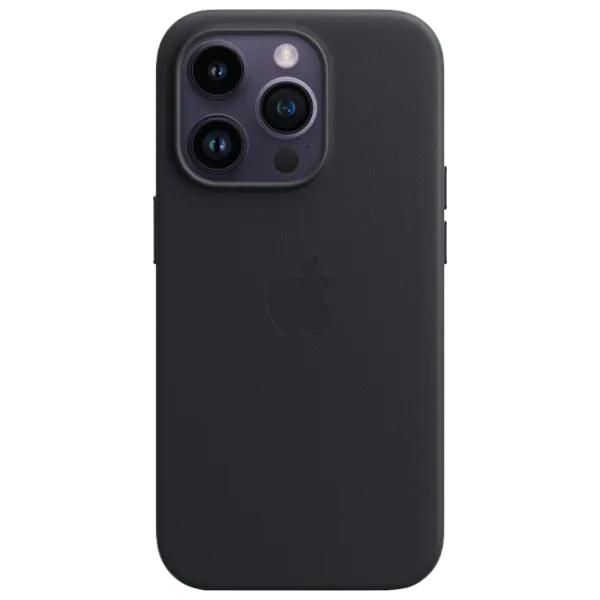Чехол для смартфона Apple iPhone 14 Pro Apple/ MagSafe Back/ Кожа/ Midnight Черный photo 1 Чехол для смартфона Apple iPhone 14 Pro Apple/ MagSafe Back/ Кожа/ Midnight Черный photo 1