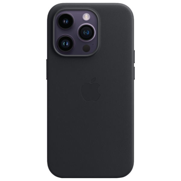 Чехол для смартфона Apple iPhone 14 Pro Apple/ MagSafe Back/ Кожа/ Midnight Черный photo 1 Чехол для смартфона Apple iPhone 14 Pro Apple/ MagSafe Back/ Кожа/ Midnight Черный photo 1