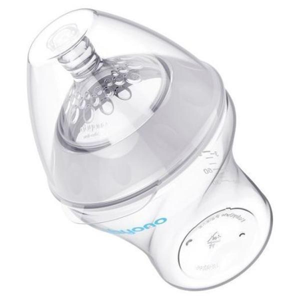 Biberon BabyOno 1450 Unisex/ 180 ml/ Transparent photo 1