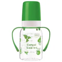 Biberon Canpol 11/ 821 Unisex/ 120 ml/ Transparent