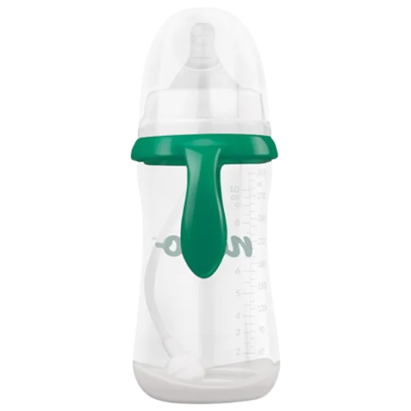 Biberon Neno cu tetina din silicon Unisex/ 240 ml/ Transparent photo 1