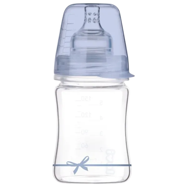 Biberon Canpol 74/ 104 pentru băieți/ 150 ml/ Transparent photo 1