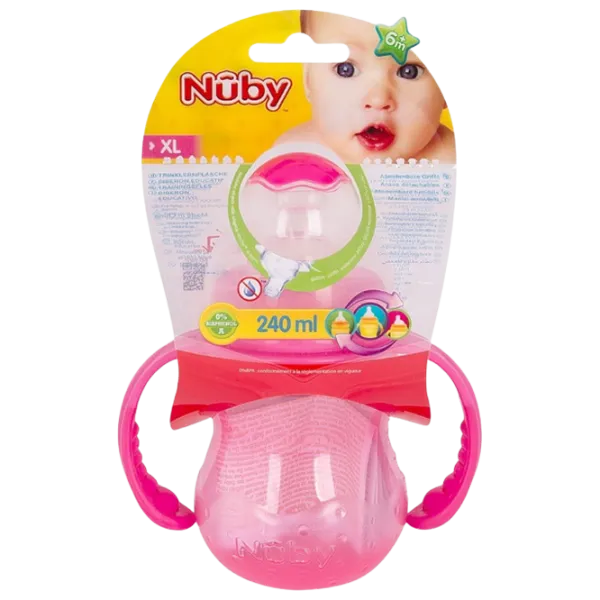 Biberon Nuby ID92181 Unisex/ 240 ml/ Multicolor photo 1 Biberon Nuby ID92181 Unisex/ 240 ml/ Multicolor photo 1