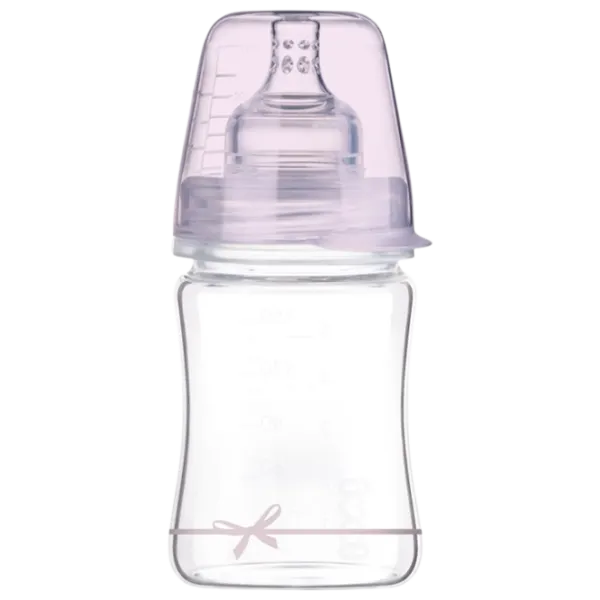 Biberon Canpol 74/ 104 pentru fetițe/ 150 ml/ Transparent photo 1