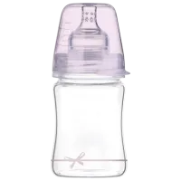 Бутылочка для кормления Canpol 74/ 104 для девочек/ 150 мл/ Прозрачный