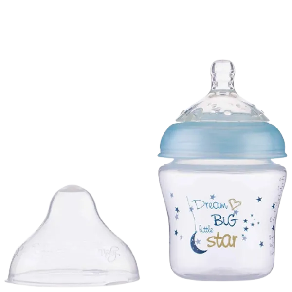 Бутылочка для кормления Nuby ID68059 Унисекс/ 180 мл/ Прозрачный photo 1 Бутылочка для кормления Nuby ID68059 Унисекс/ 180 мл/ Прозрачный photo 1