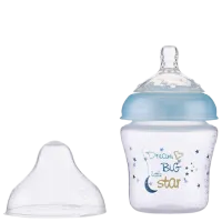 Biberon Nuby ID68059 Unisex/ 180 ml/ Transparent