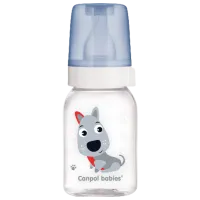 Biberon Canpol 11/ 851 Unisex/ 120 ml/ Transparent