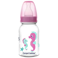 Biberon Canpol 59/ 300 Unisex/ 120 ml/ Transparent