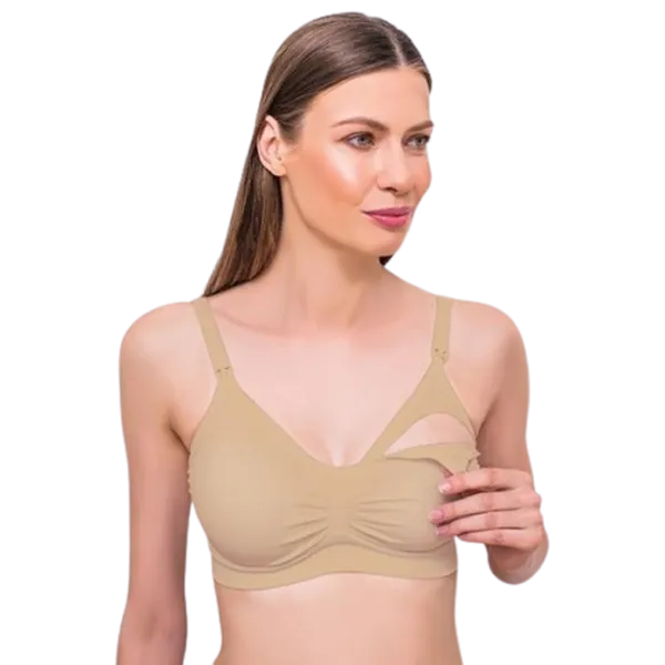 Sutien pentru alăptare
BabyOno 506/ 33 80 - 85 cm/ Poliamid,elastan/ Beige photo 1