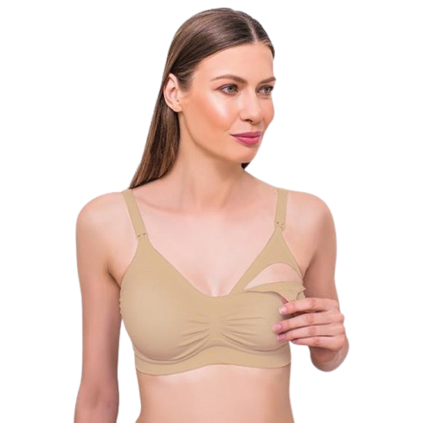 Sutien pentru alăptare
BabyOno 506/ 33 80 - 85 cm/ Poliamid,elastan/ Beige photo 1