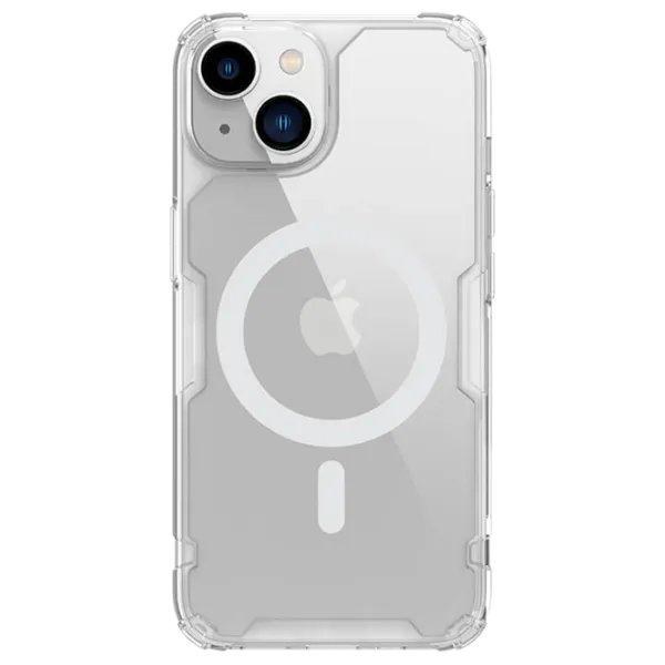 Husă pentru smartphone Apple iPhone 14 Plus Nillkin/ Back/ TPU/ PC/ White Transparent photo 1