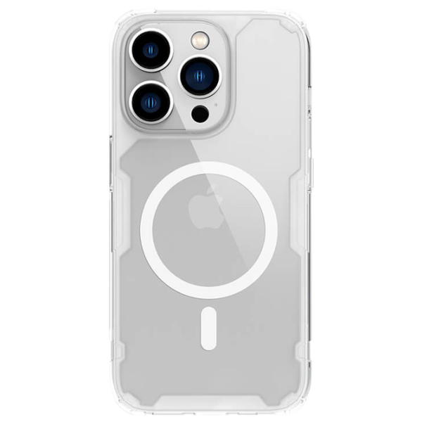 Чехол для смартфона Apple iPhone 14 Pro Max Nillkin/ Back/ TPU/ PC/ Белый Прозрачный photo 1