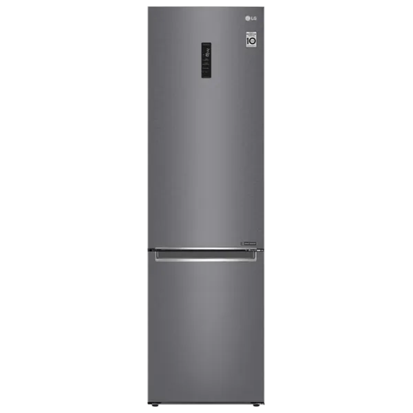 Frigider LG GW-B509SLKM cu congelator jos 384 l / 203 cm / Inox photo 1