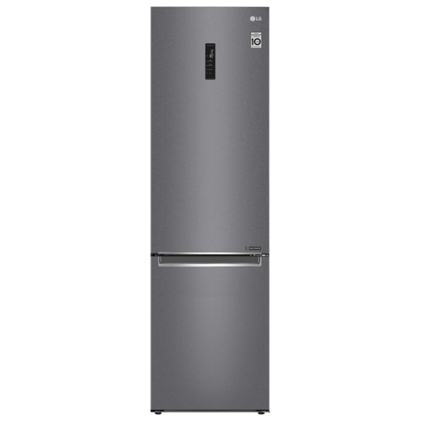 Frigider LG GW-B509SLKM cu congelator jos 384 l / 203 cm / Inox photo 1