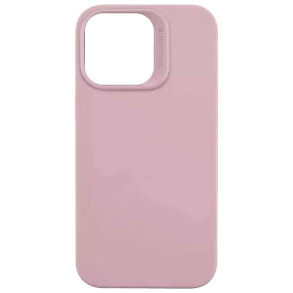 Husă pentru smartphone Apple iPhone 14 Pro Max Cellularline/ Back/ Silicon/ Pink photo 1