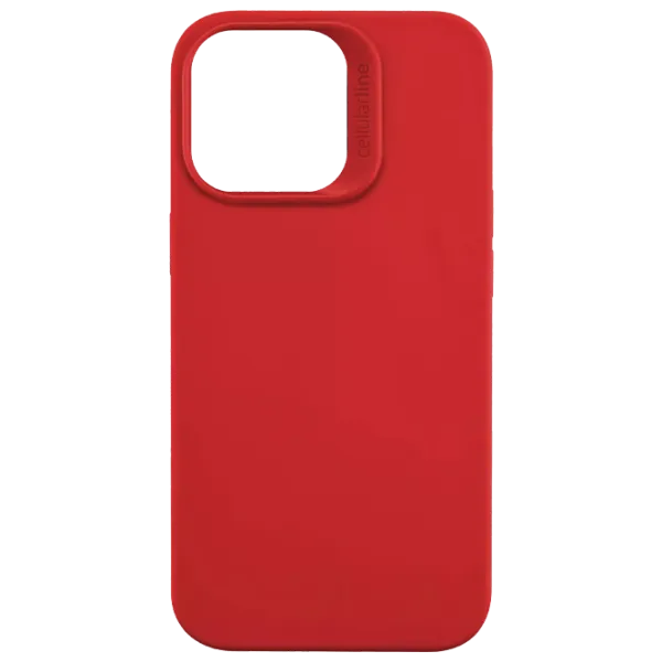 Husă pentru smartphone Apple iPhone 14 Pro Max Cellularline/ Back/ Silicon/ Red photo 1