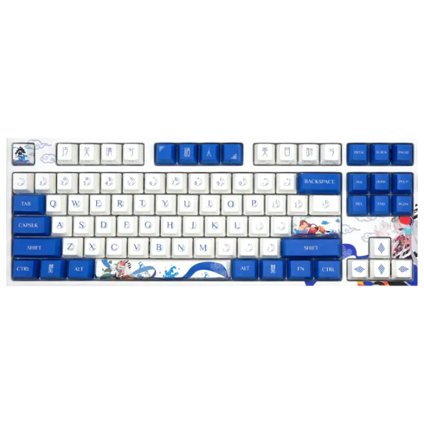 Tastatură Varmilo VA87M Lovebirds-I Cu fir/ White photo 1