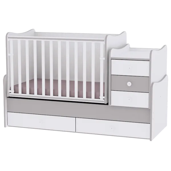 Детская кровать Lorelli BED MAXI PLUS NEW (10150300037) 0 месяцев - 14 лет/ Белый photo 1 Детская кровать Lorelli BED MAXI PLUS NEW (10150300037) 0 месяцев - 14 лет/ Белый photo 1